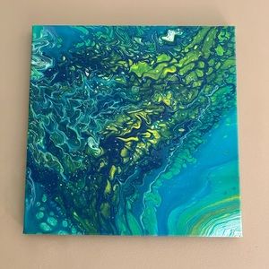 14x14 pour painting I made. Will take requests. Just send a message or comment.